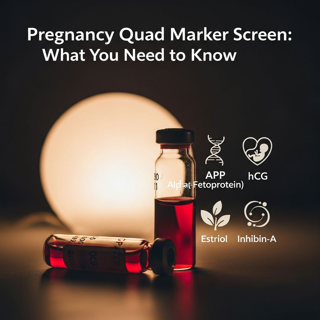 Comprehensive guide to the quad marker screen test in pregnancy: benefits, timing, and what results mean.