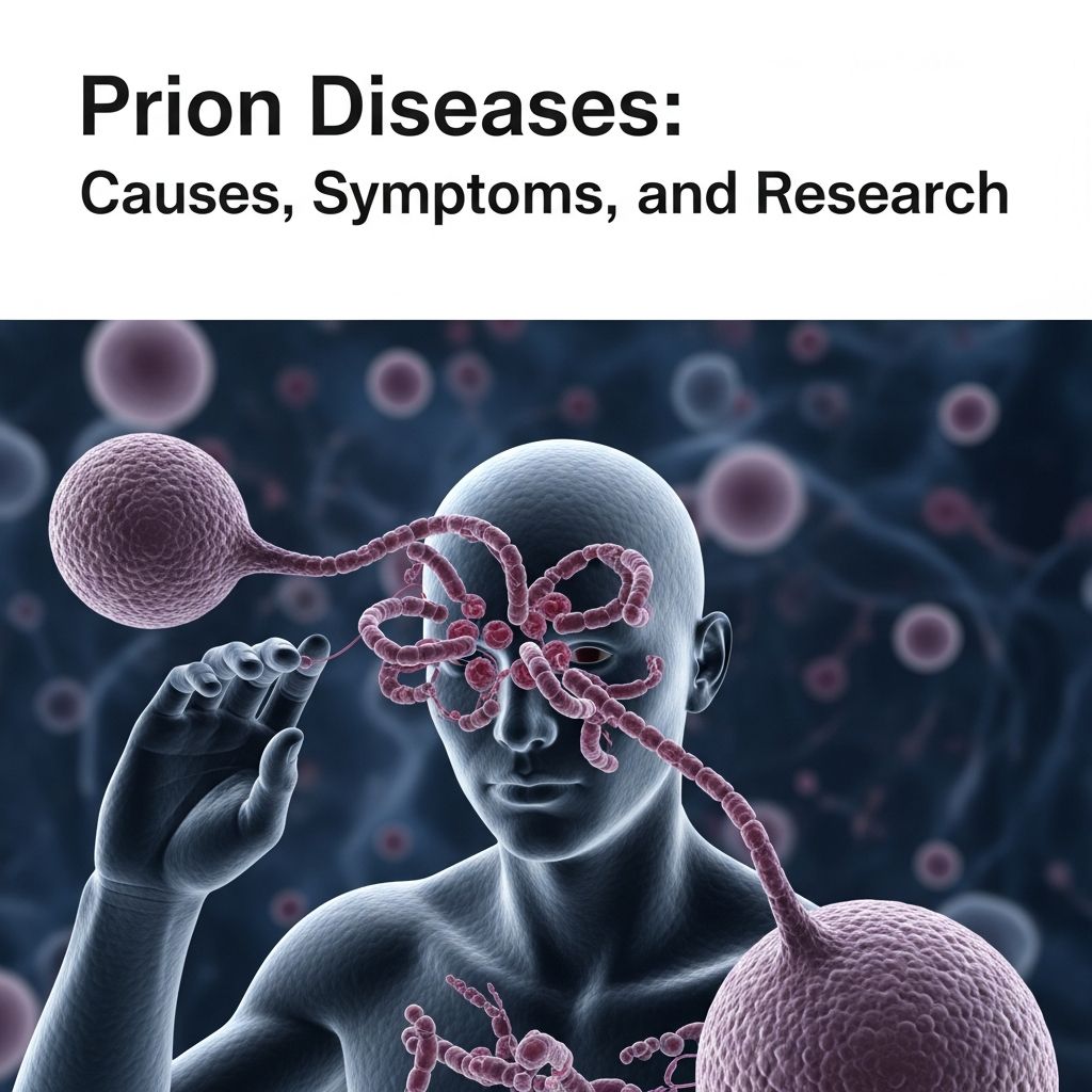 Understanding prion diseases: rare, fatal neurodegenerative disorders with unique transmission and pathology.