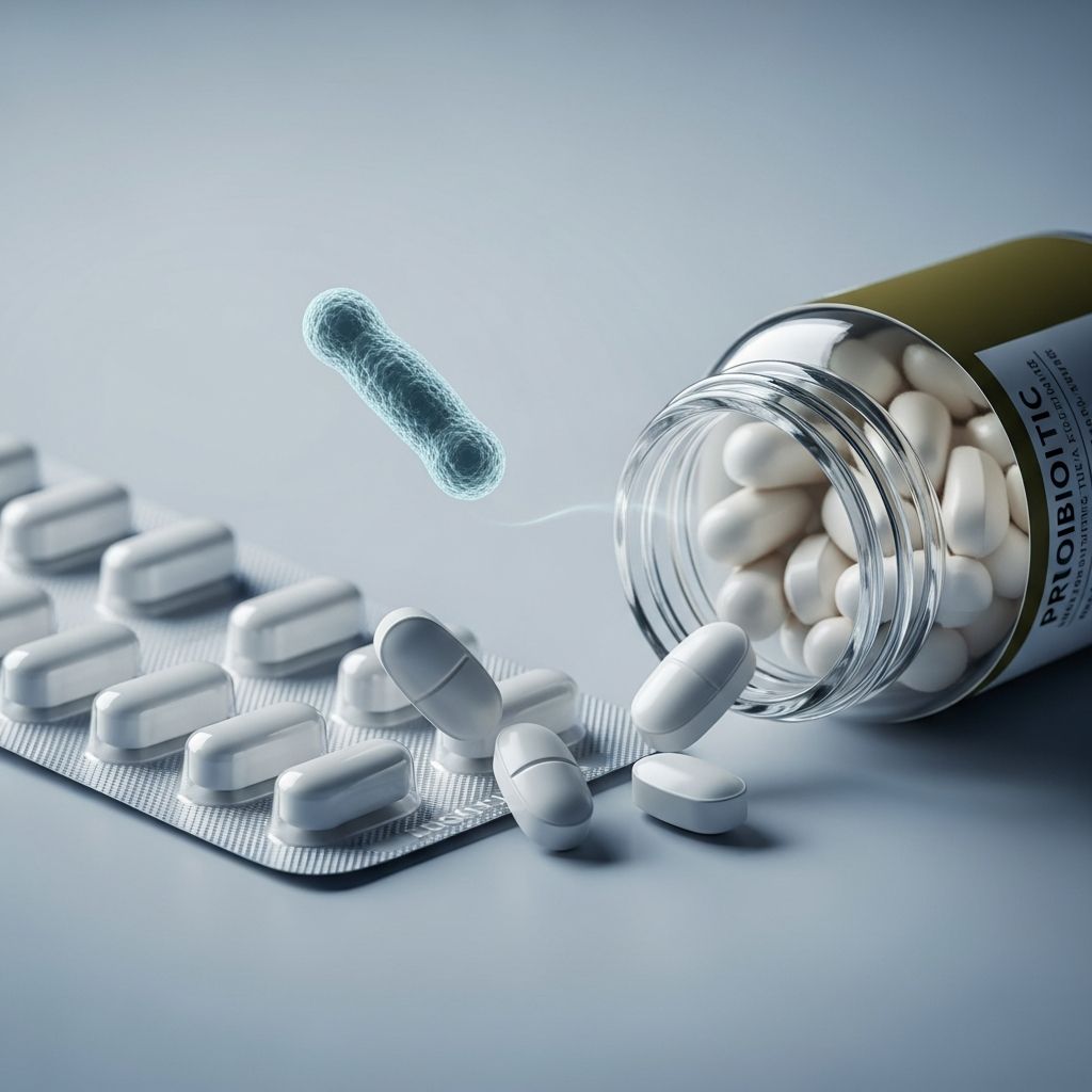Understanding the role of probiotics in managing antibiotic side effects and gut health.