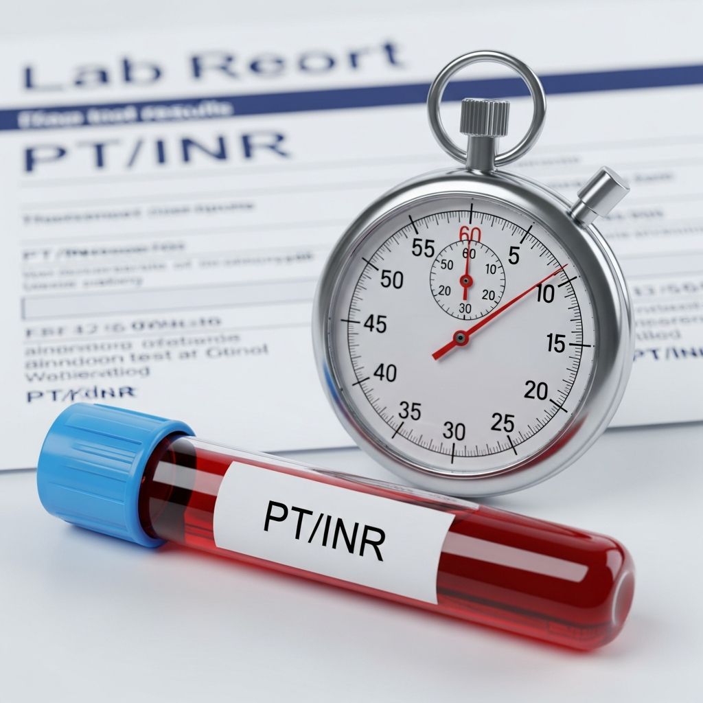 Prothrombin Time (PT/INR) Test: Complete Guide Understanding PT/INR tests: How they measure blood clotting and monitor anticoagulant therapy.