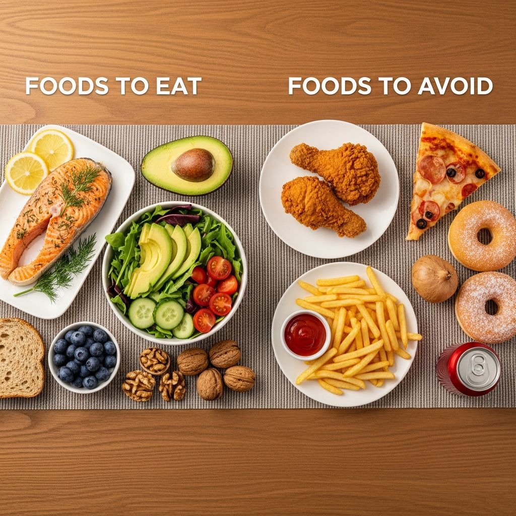 Manage psoriasis symptoms through anti-inflammatory eating: Learn which foods to embrace and which to avoid.