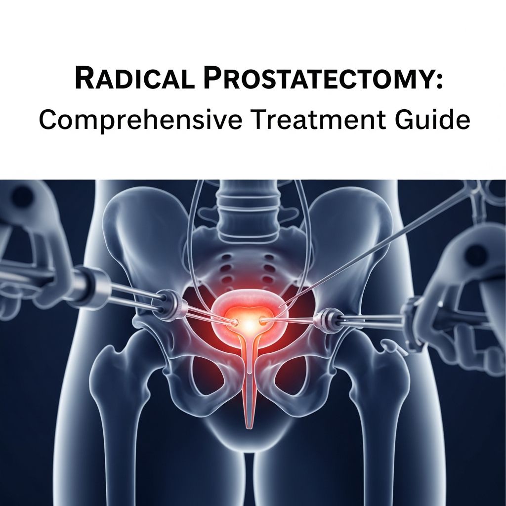 Understanding radical prostatectomy: surgical options, benefits, risks, and recovery for prostate cancer treatment.