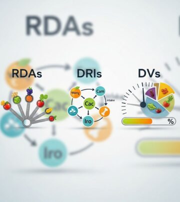 Understanding RDAs, DRIs, and DVs: Essential nutrition reference values for healthy living.