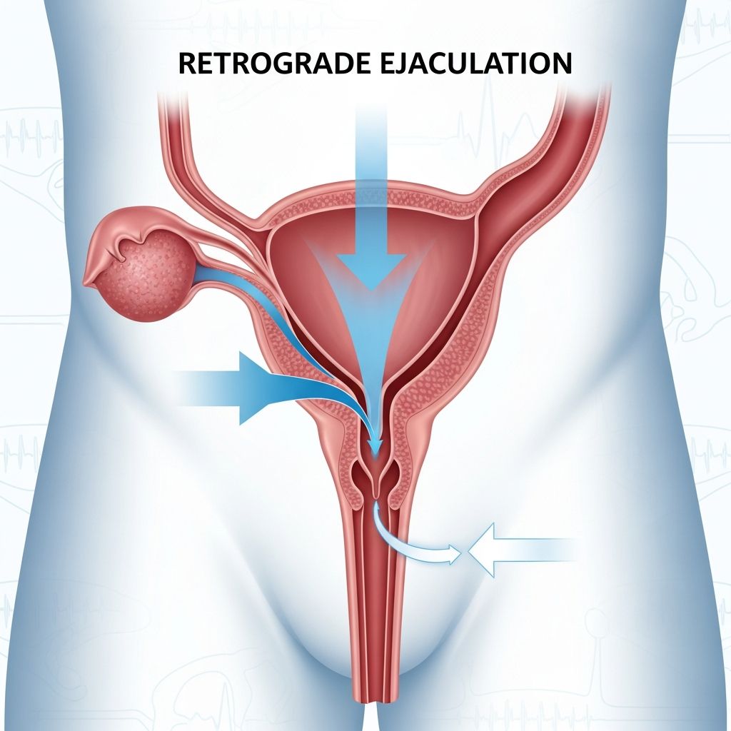 Understanding retrograde ejaculation: A comprehensive guide to causes, symptoms, and treatment options.