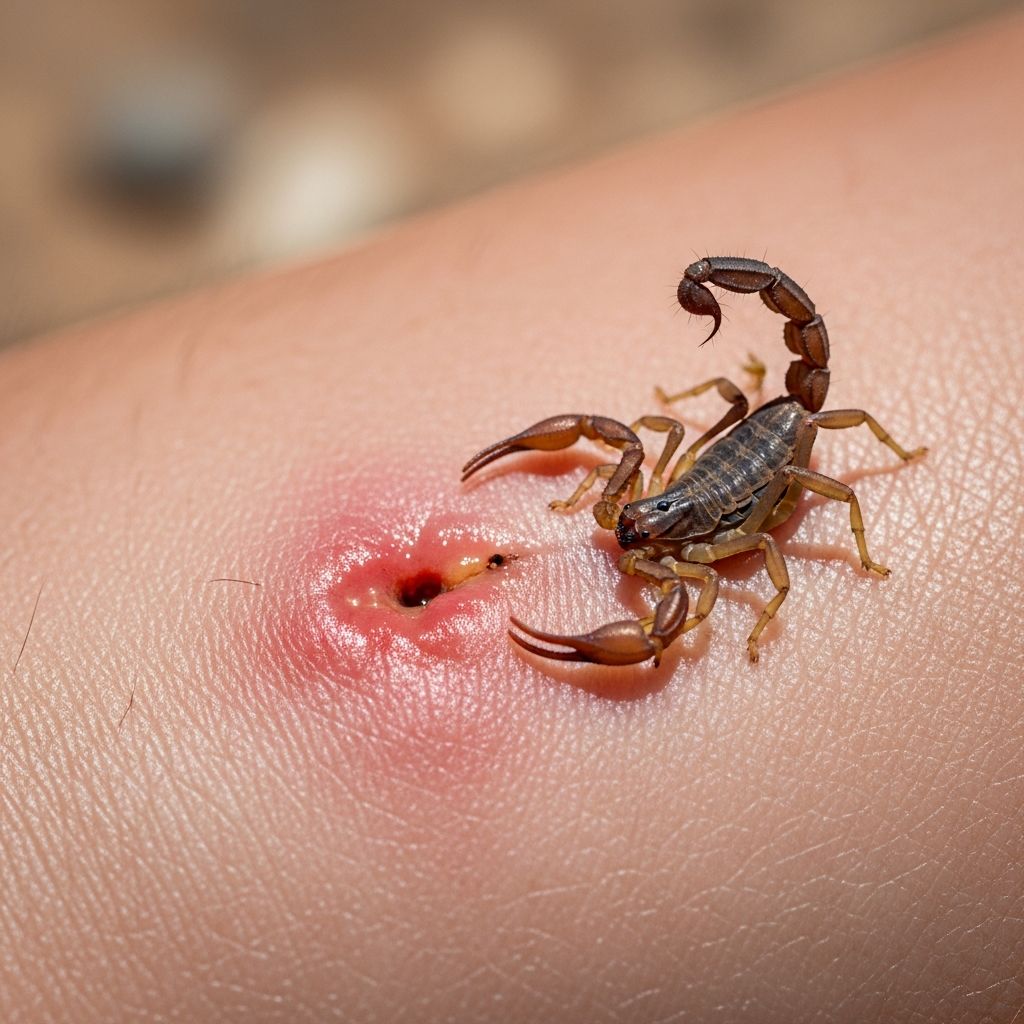 Complete guide to scorpion sting symptoms, emergency treatment, and effective prevention strategies.