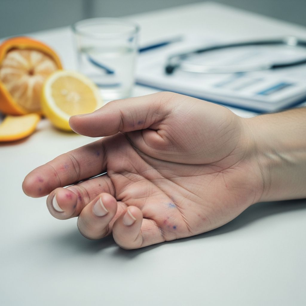 Understand scurvy: Learn about vitamin C deficiency symptoms, causes, and effective treatment options.
