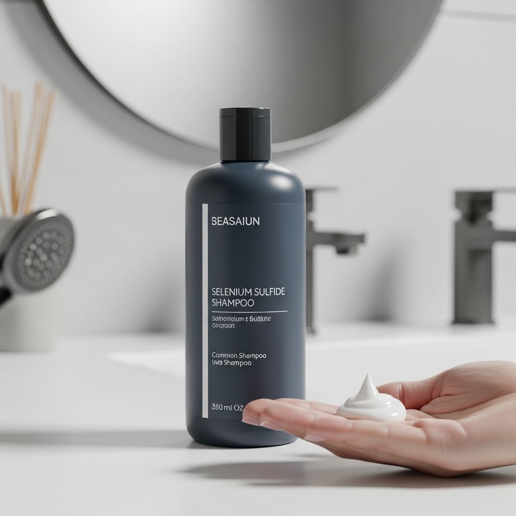 Complete guide to selenium sulfide shampoo for treating dandruff and fungal scalp infections.