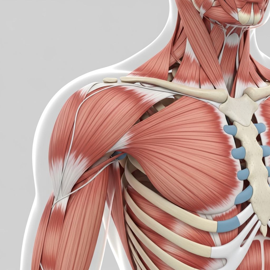 Complete guide to shoulder muscle anatomy, functions, and common conditions affecting your shoulder.
