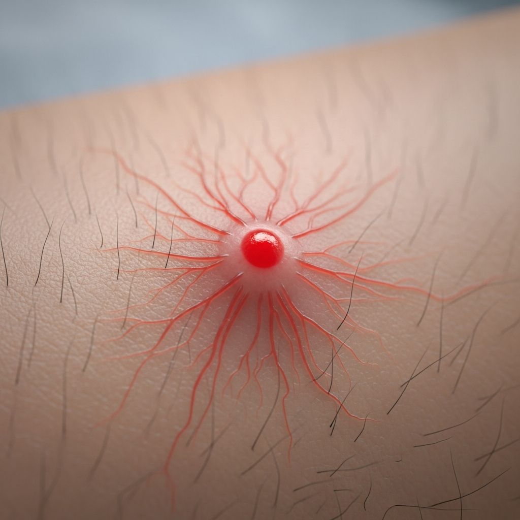 Understanding spider angiomas: Learn about causes, symptoms, diagnosis, and effective treatment options available.