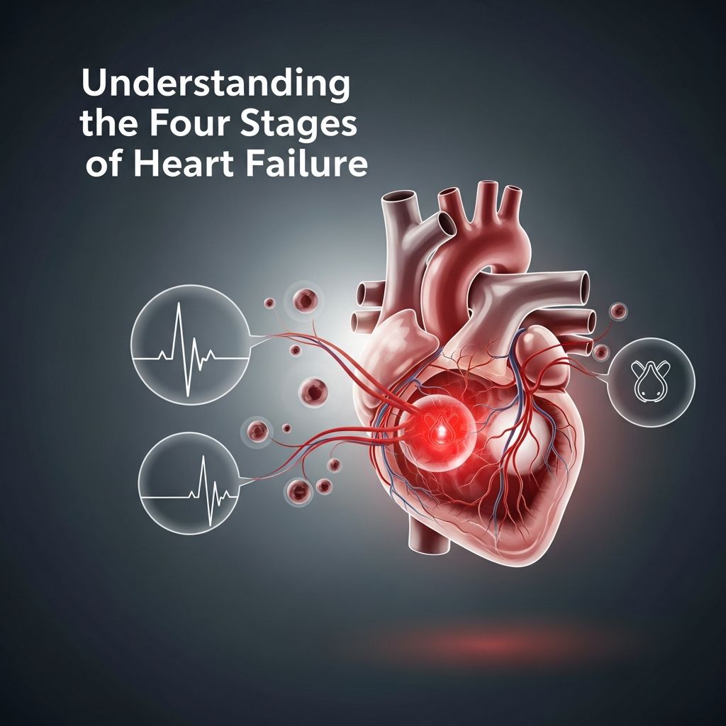 Learn about the four progressive stages of heart failure and what they mean for your health.