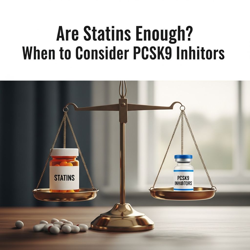 Explore when PCSK9 inhibitors may be necessary beyond statin therapy for cholesterol management.