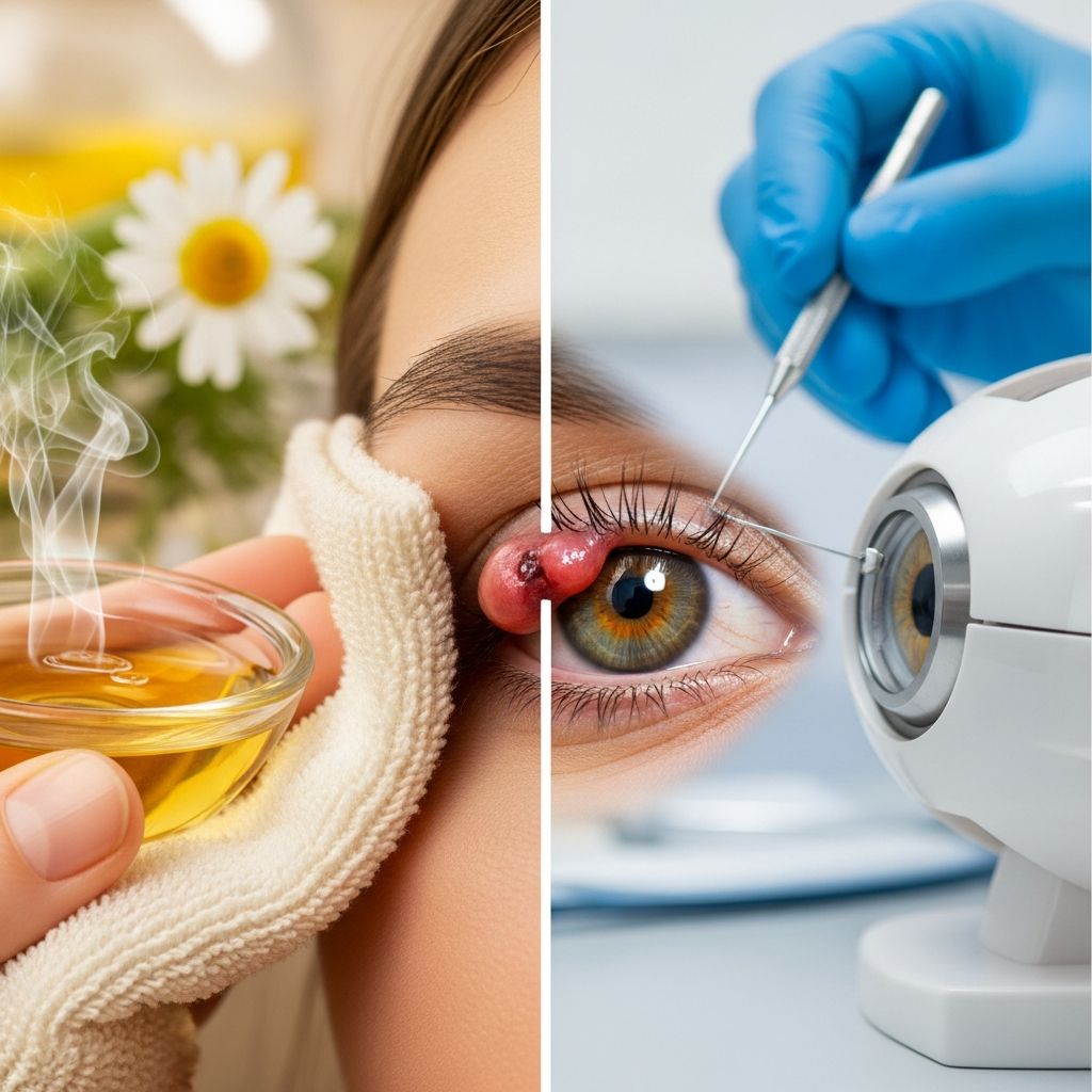 Complete guide to treating styes: from warm compresses to medical interventions.