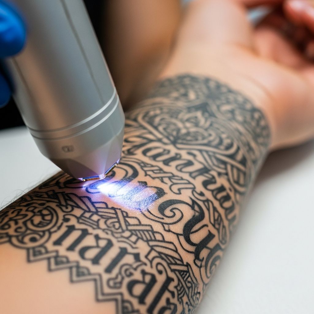 Complete guide to tattoo removal methods, procedures, healing timeline, and scarring prevention.