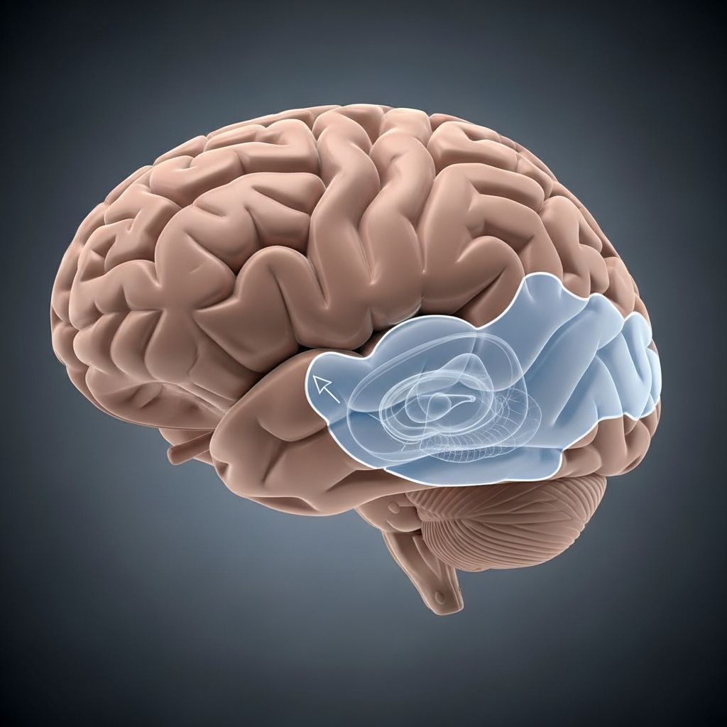 Understand the temporal lobe's critical role in memory, hearing, language, and emotion processing.