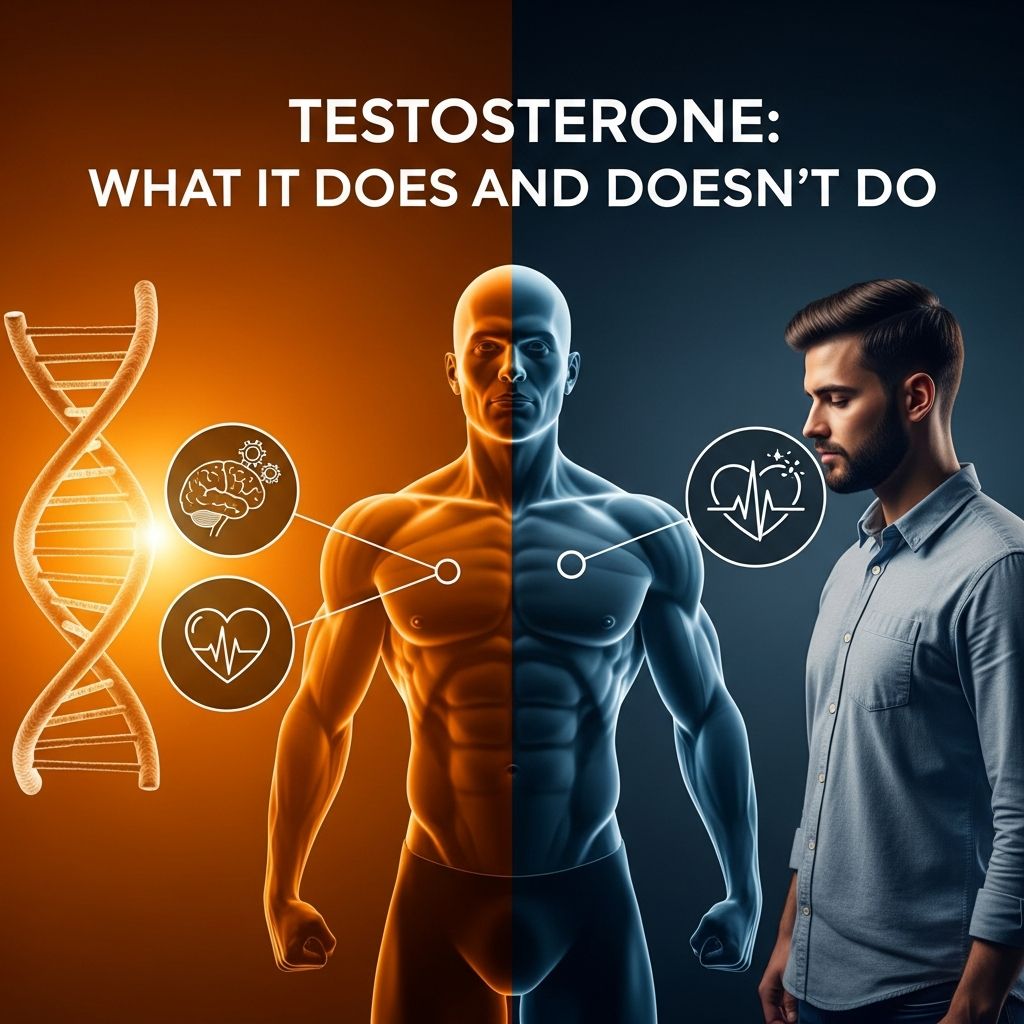 Understanding testosterone's true role in male health, function, and aging