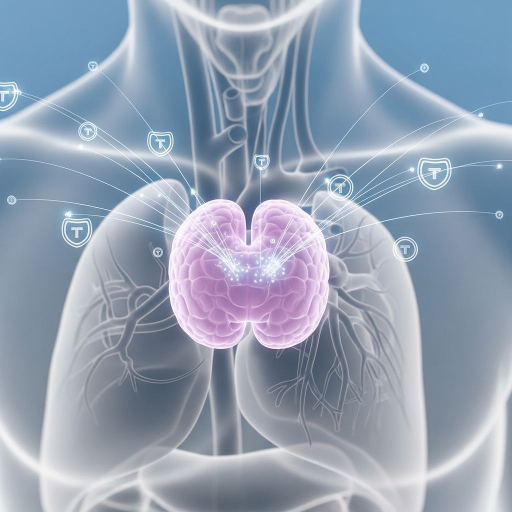 Discover how your thymus gland produces T-cells and supports immune system health throughout life.