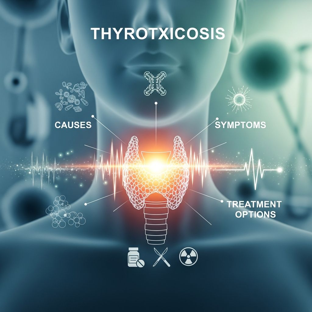 Understanding thyrotoxicosis: comprehensive guide to symptoms, causes, diagnosis, and effective treatment strategies.
