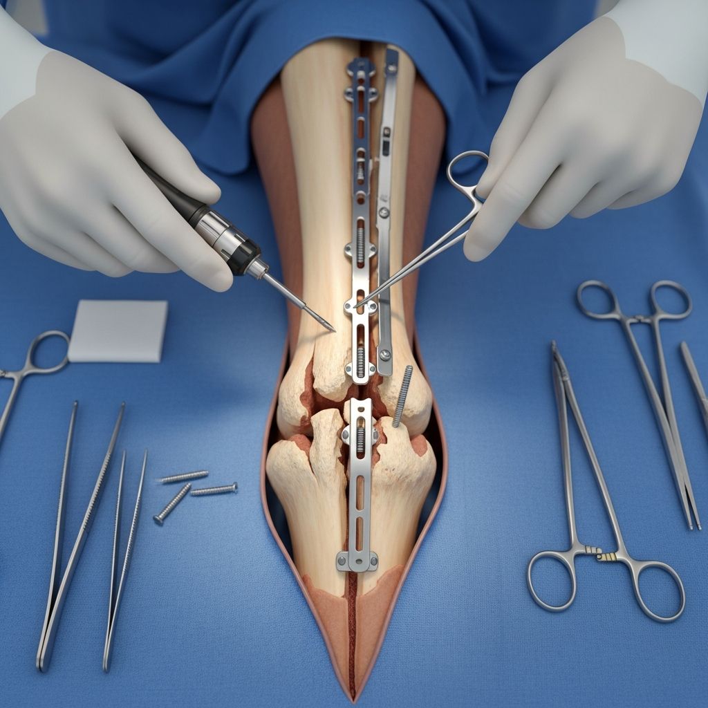 Complete guide to ORIF surgery for tibia and fibula fractures: procedure, recovery, and outcomes.
