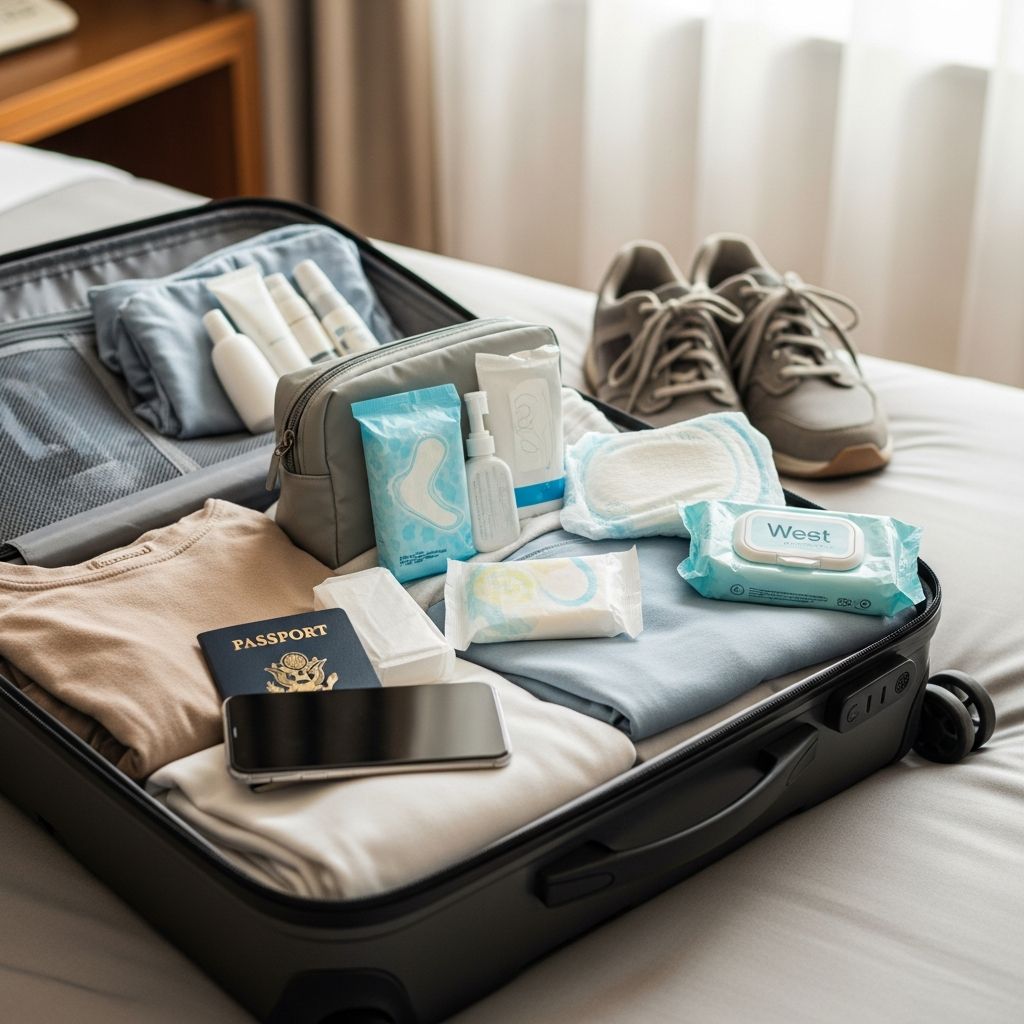 Expert strategies for managing urinary incontinence confidently during travel and vacations.