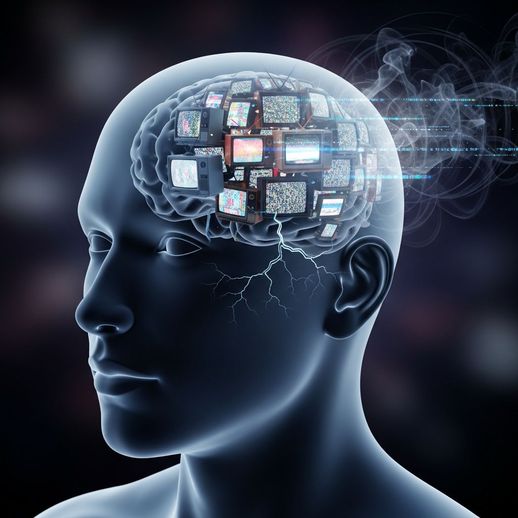 Excessive television watching linked to cognitive decline and brain health risks in adults.