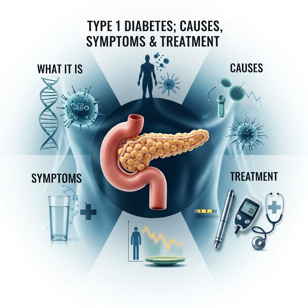 Understanding Type 1 diabetes: A comprehensive guide to symptoms, causes, diagnosis, and effective management strategies.