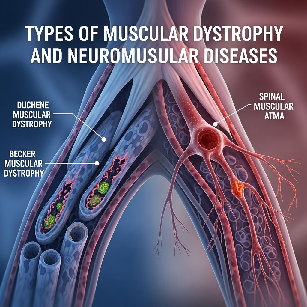 Comprehensive guide to muscular dystrophy types, symptoms, and treatment options.
