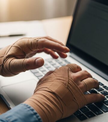 Learn how to manage hand pain while continuing to type and tap on digital devices safely.