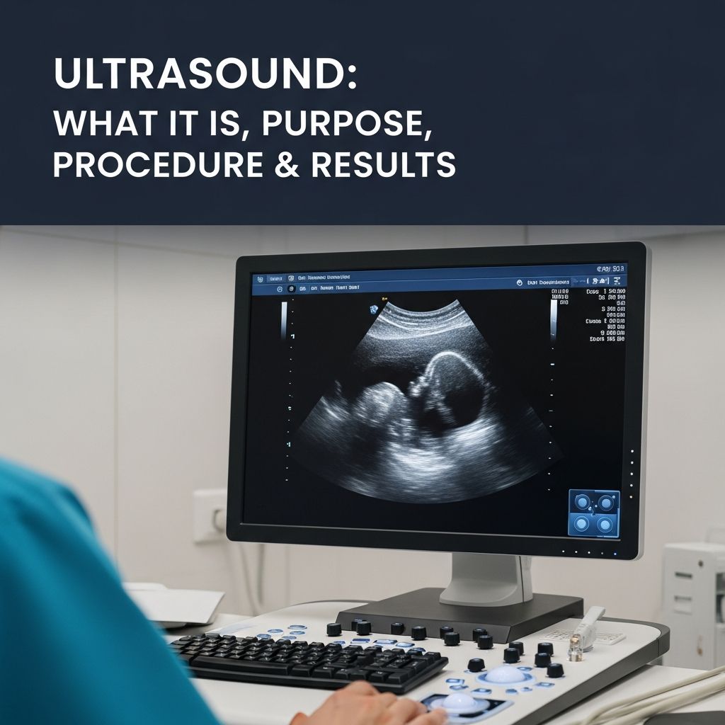 Complete guide to ultrasound imaging: non-invasive diagnostic tool using sound waves for medical evaluation.