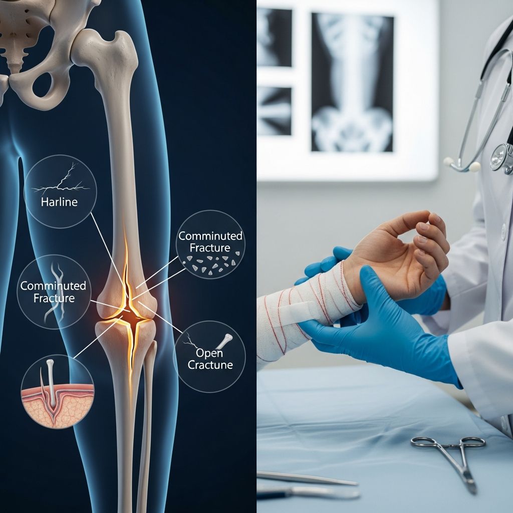 Learn about the different types of fractures, their causes, symptoms, and effective treatments.