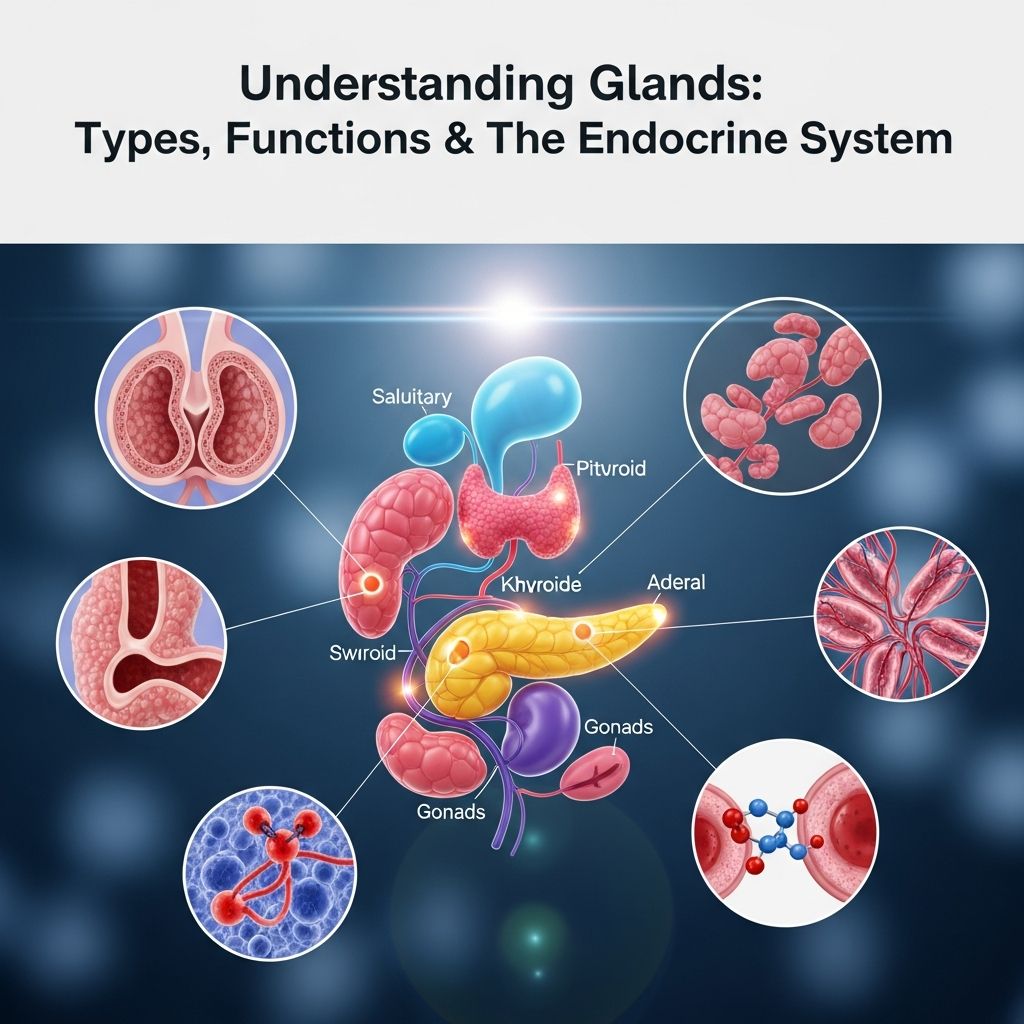Learn about glands and their vital role in regulating your body's hormones and functions.
