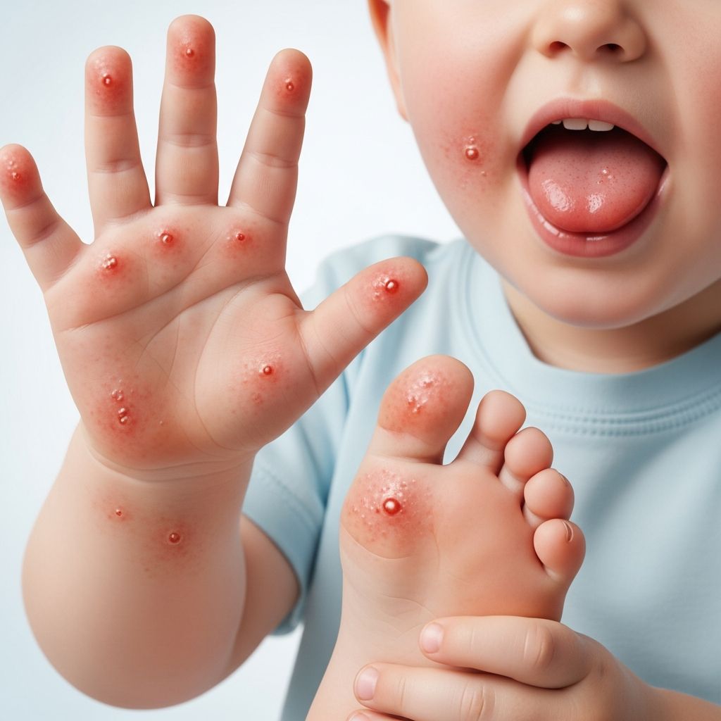 Learn about causes, symptoms, treatment, and prevention of hand, foot and mouth disease.