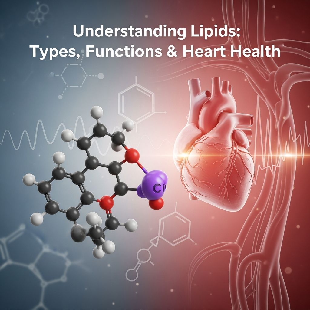 Learn about lipids, cholesterol types, and how they impact your cardiovascular health and overall wellness.