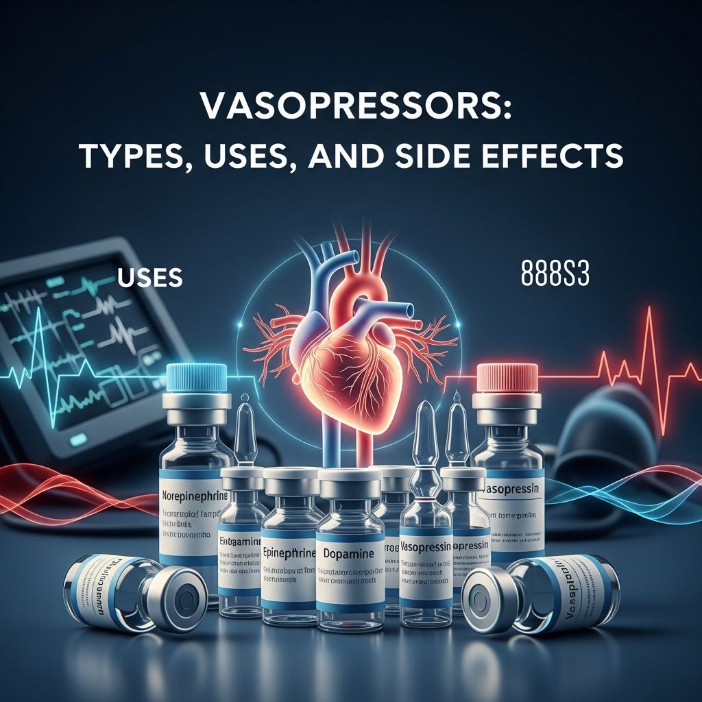 Understanding vasopressors: medications that restore blood pressure and tissue perfusion in critical care.