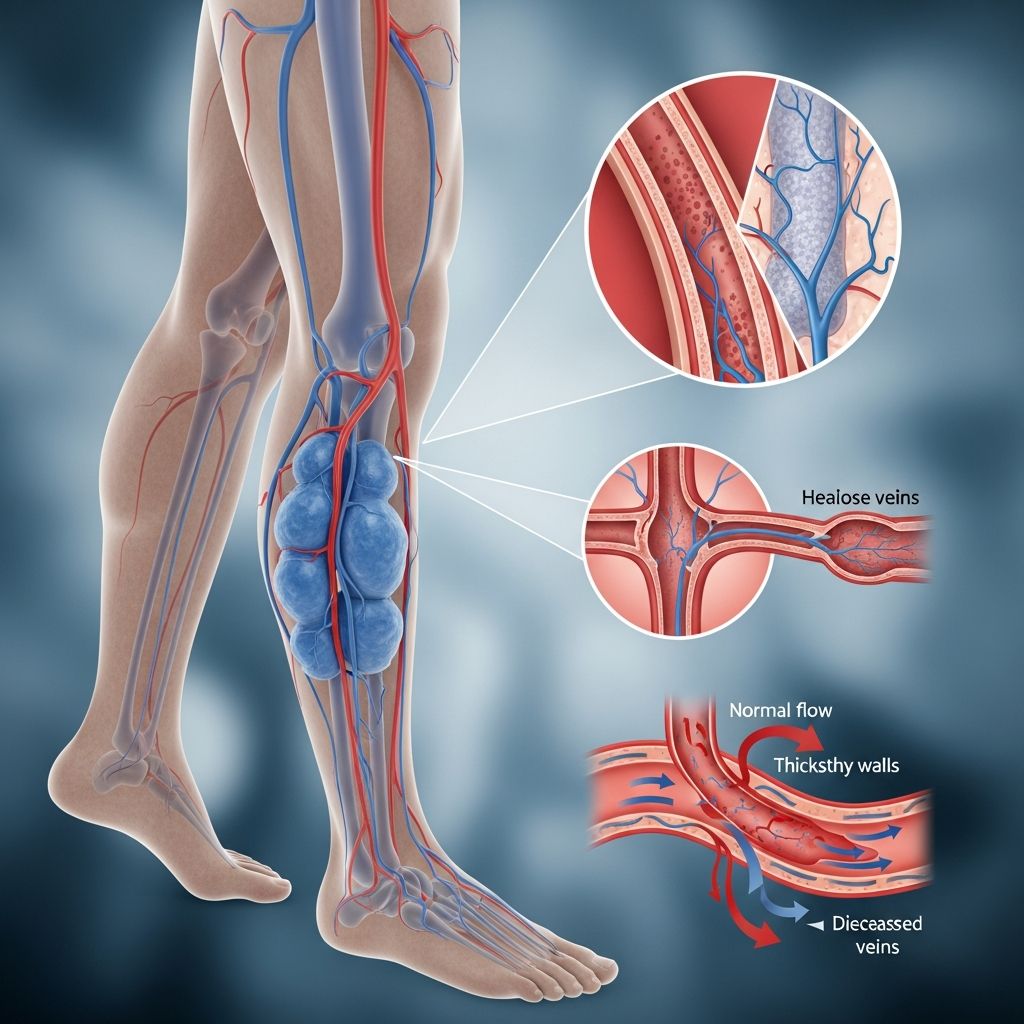 Comprehensive guide to venous disease: causes, symptoms, diagnosis, and effective treatment options.
