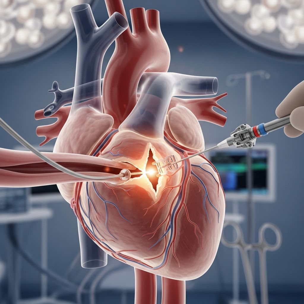 Minimally invasive treatment for congenital heart defects in children using advanced catheterization techniques.
