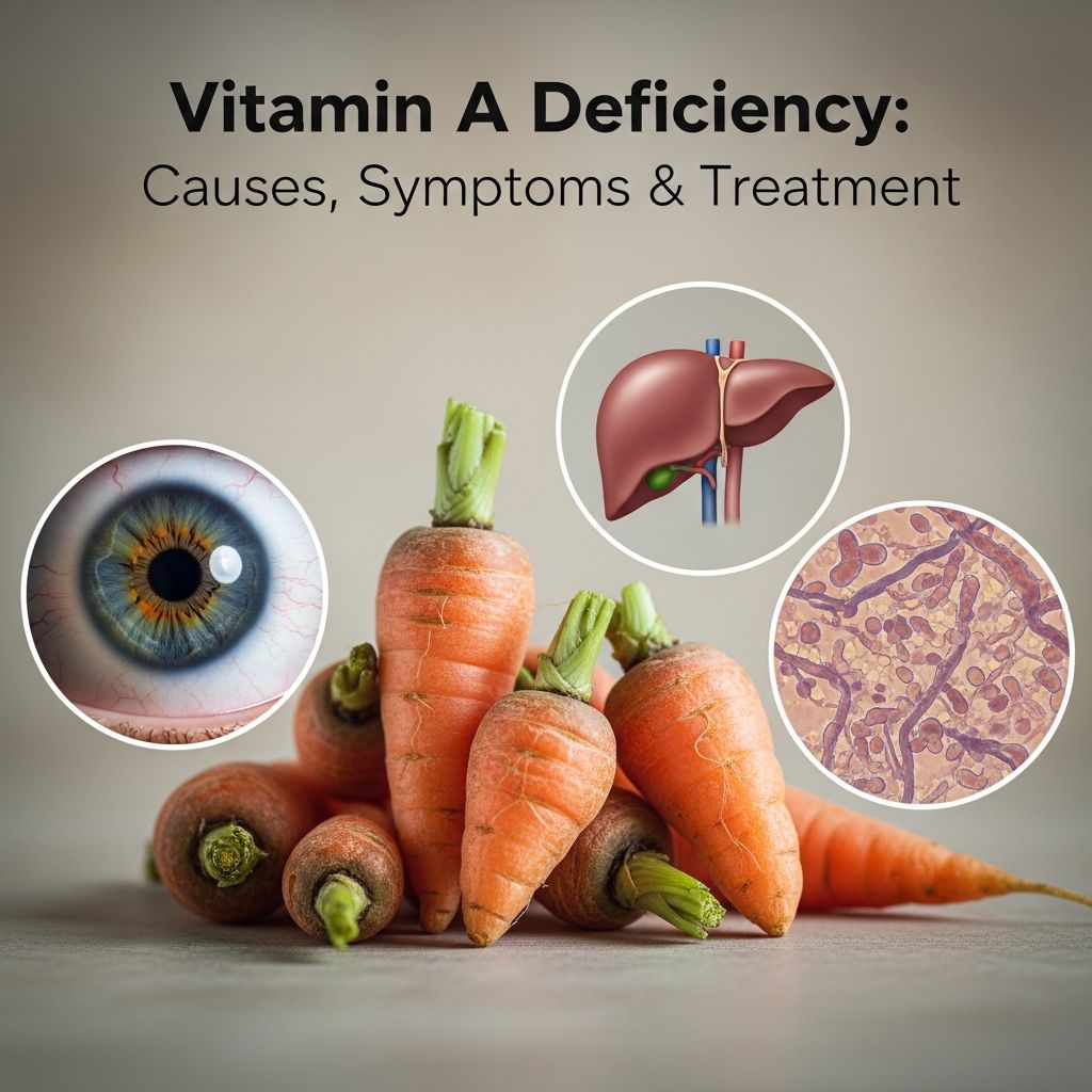 Understanding vitamin A deficiency: vision loss, symptoms, and effective treatment strategies.