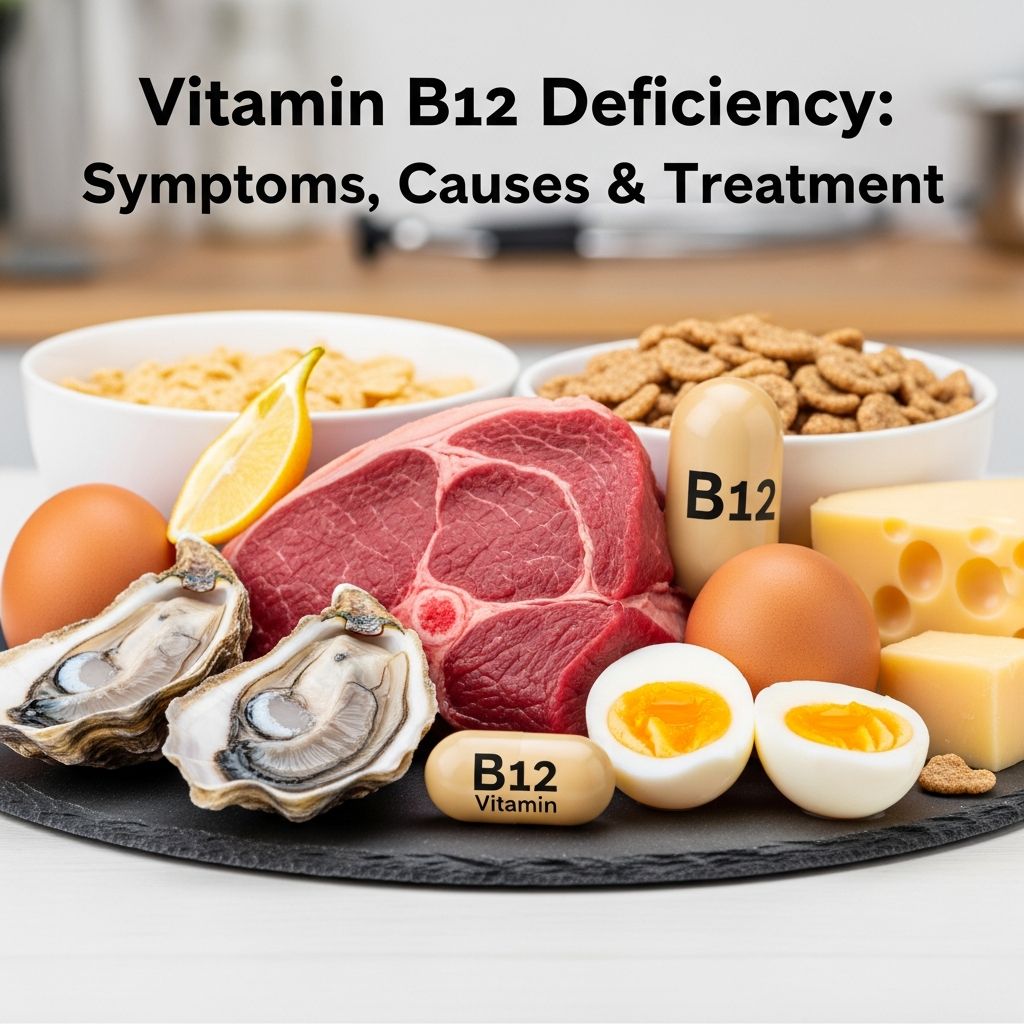 Understanding vitamin B12 deficiency: Learn about symptoms, causes, diagnosis, and effective treatment options.