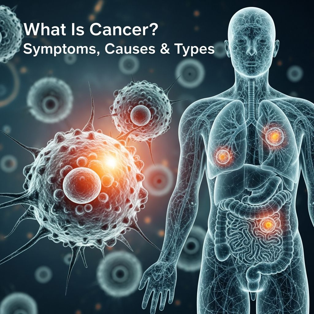 What Is Cancer? Symptoms, Causes & Types Comprehensive guide to understanding cancer: causes, symptoms, types, diagnosis, and treatment options.