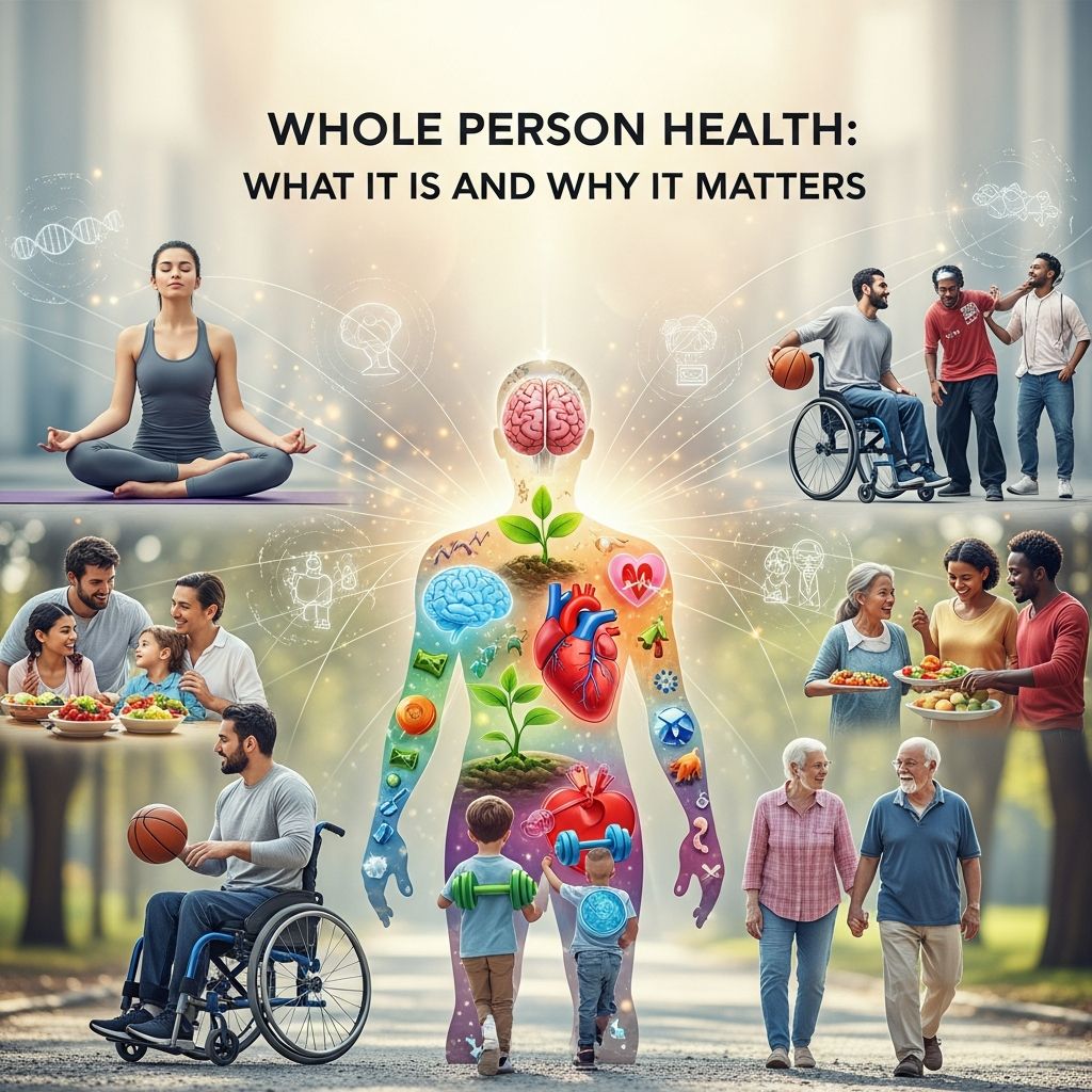 Discover whole person health: A holistic approach to wellness addressing body, mind, and social well-being.