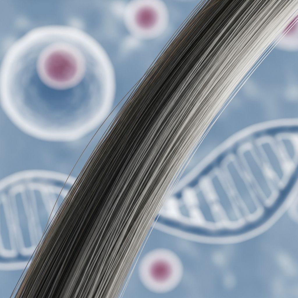 Discover the biological mechanisms behind hair graying and what science reveals about stress, aging, and genetics.
