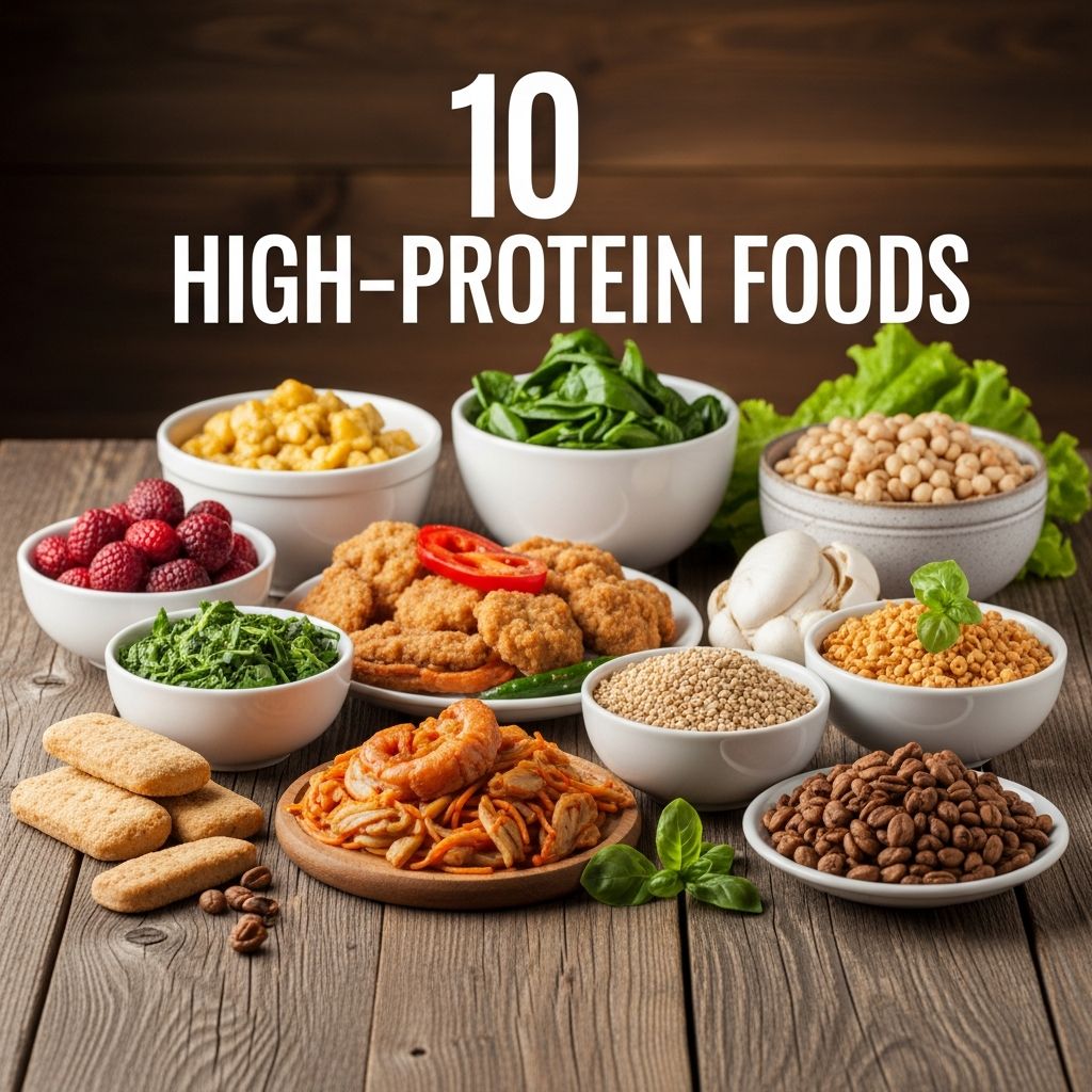 Boost your protein intake with these 10 nutrient-packed foods that support muscle health, weight management, and overall wellness.