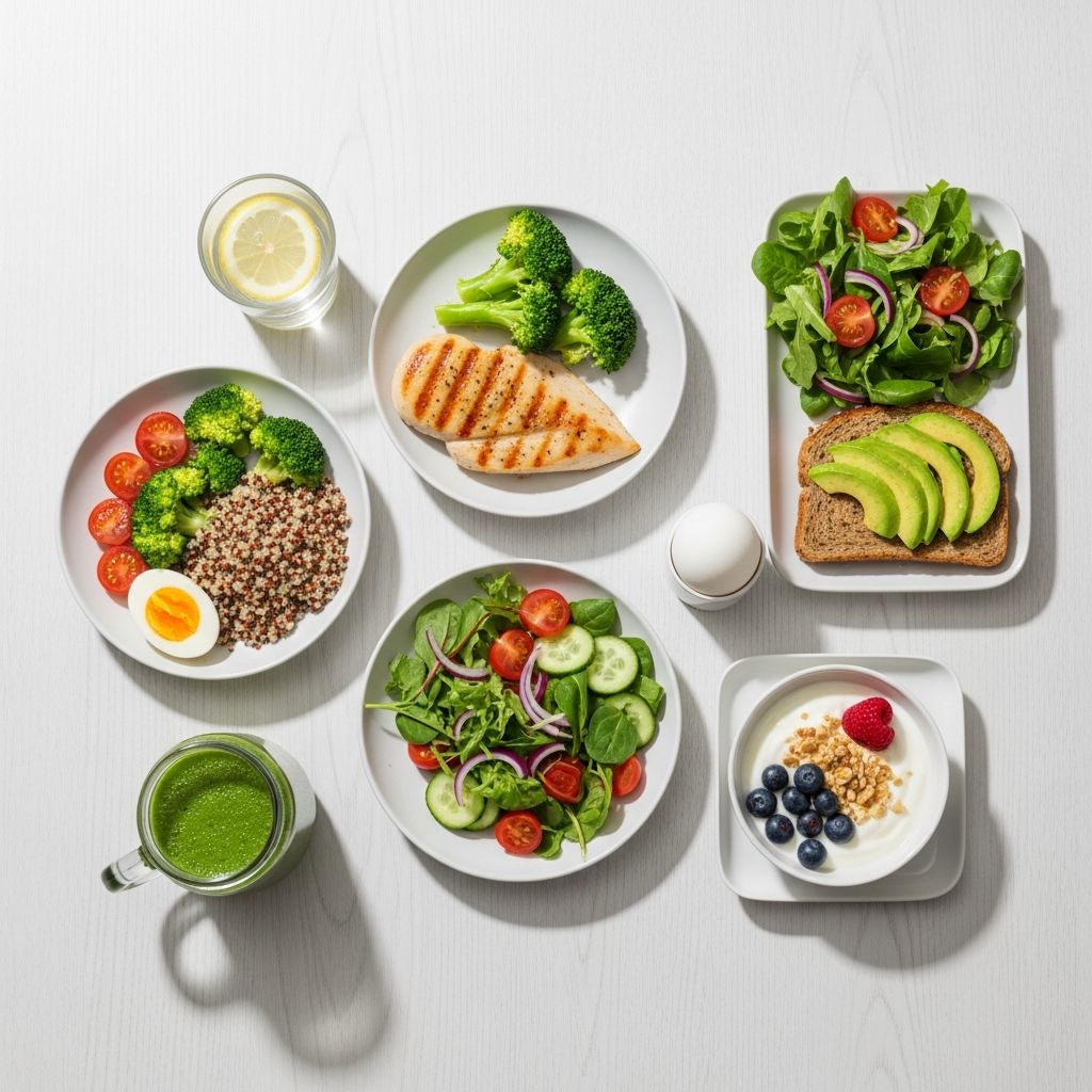 A science-backed guide to healthy, sustainable weight loss with a 1400-calorie daily meal plan.