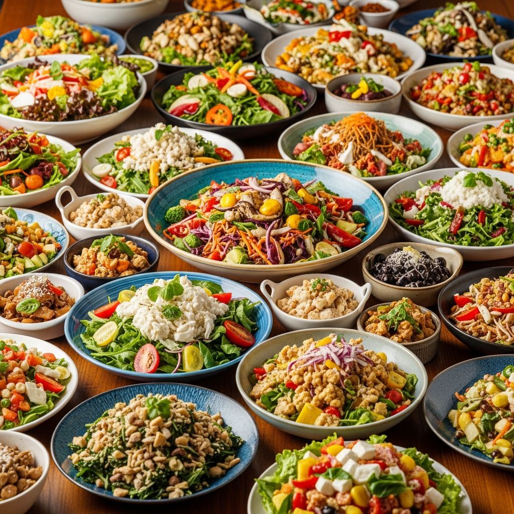Discover 28 delicious, nutrient-packed salad recipes perfect for every meal this month, from refreshing starters to hearty mains.