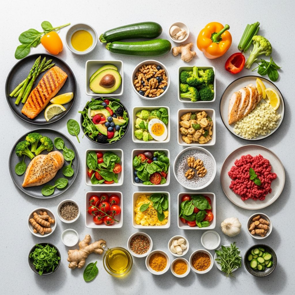 Reduce inflammation and support health with this expert-designed 30-day low-carb meal plan featuring delicious, nutrient-dense meals.