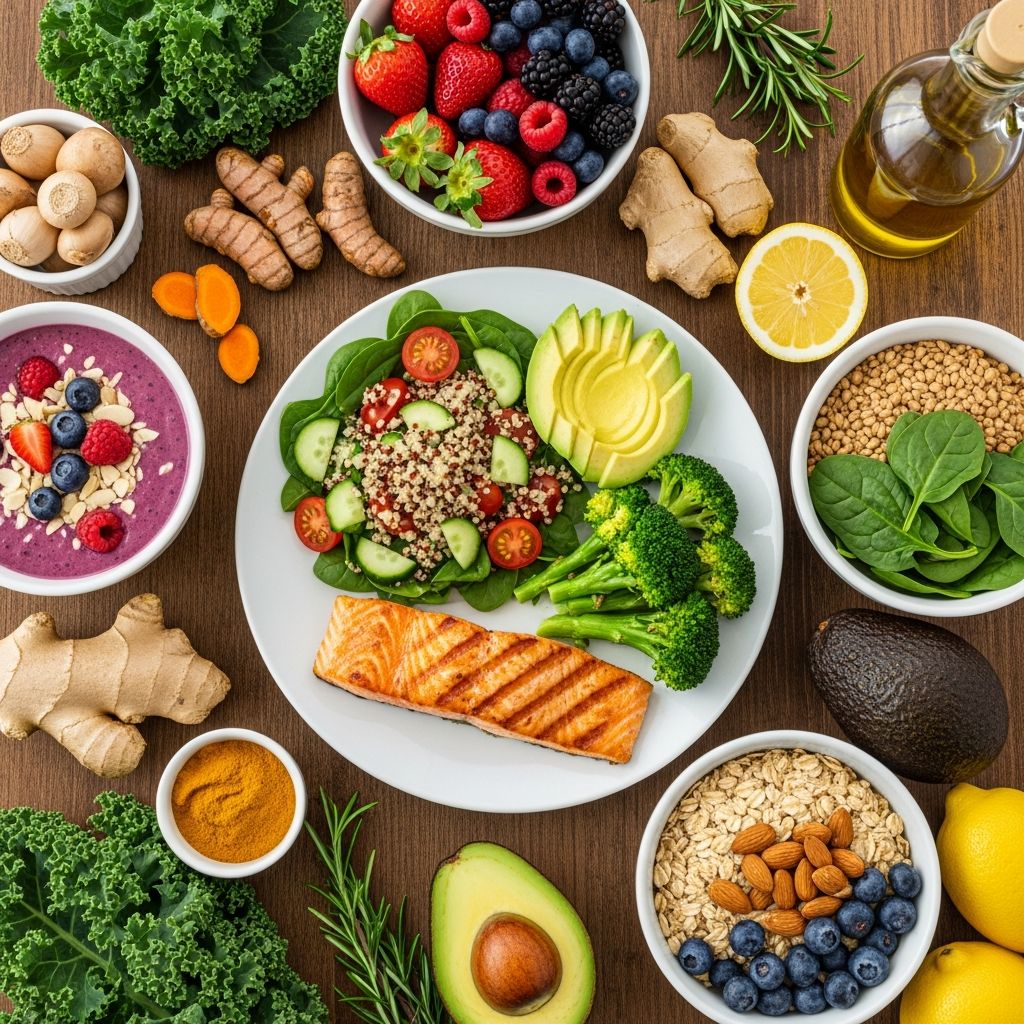 Reduce inflammation with this expert-crafted 30-day meal plan featuring whole foods, anti-inflammatory recipes, and calorie adjustments for sustainable health.