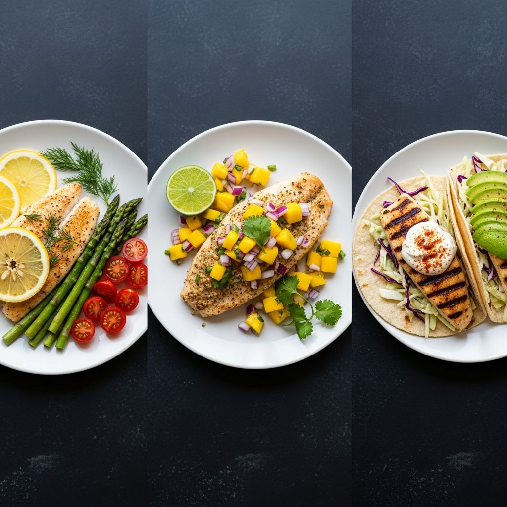 Quick, nutritious tilapia dinners ready in 30 minutes or less—perfect for busy weeknights with fresh flavors and wholesome ingredients.
