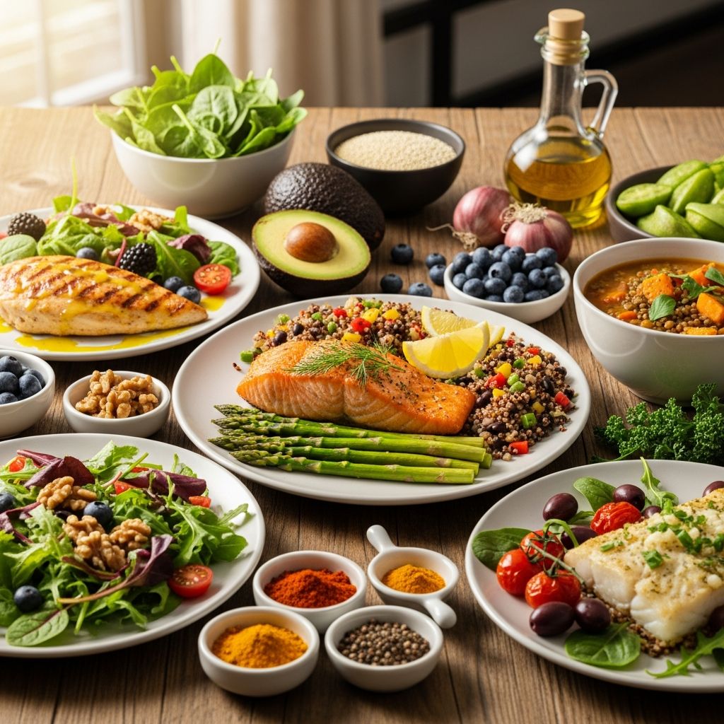 Quick, delicious dinners packed with protein and anti-inflammatory ingredients ready in 30 minutes or less.