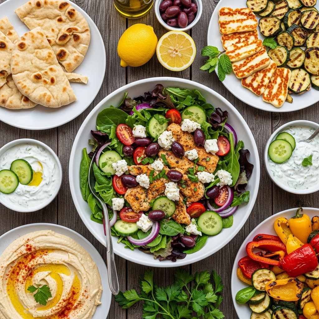 Whip up delicious, heart-healthy Mediterranean summer dinners in 30 minutes or less with fresh ingredients and simple prep.
