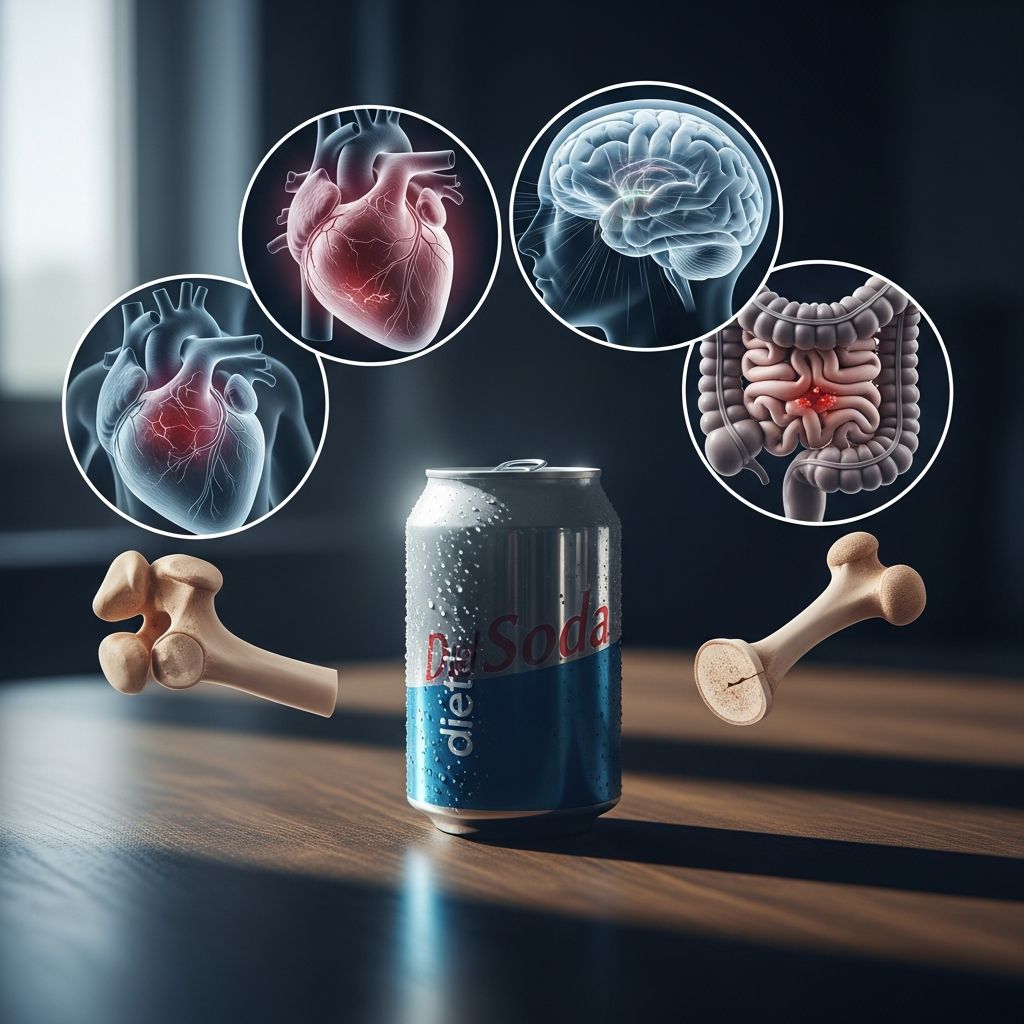 Discover the hidden health risks of daily diet soda consumption, from metabolic issues to heart problems and beyond.