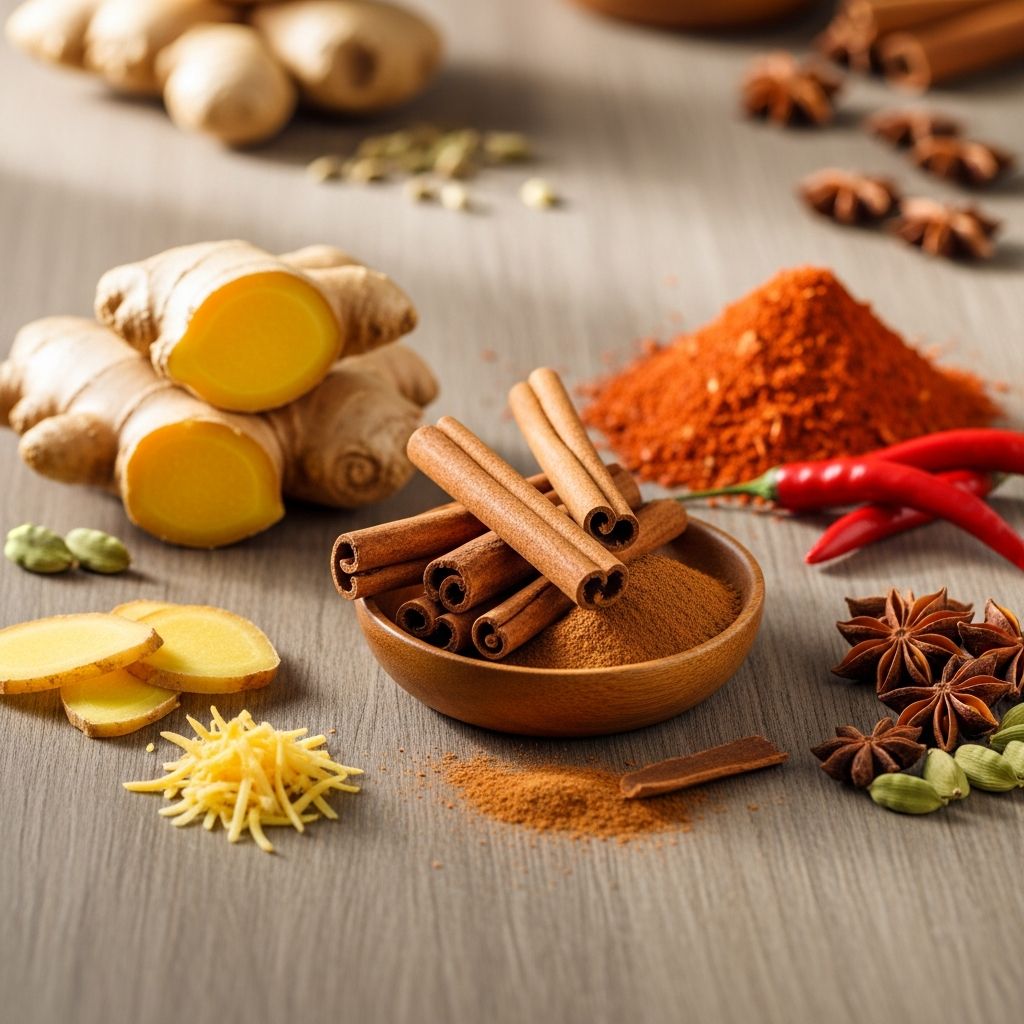 Unlock the powerful health benefits of ginger, cinnamon, turmeric, and cayenne with simple ways to boost your meals and wellness daily.